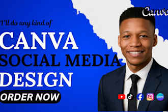 be your expert canva designer creating canva designs for social media