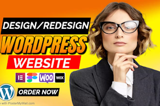 build, design and develop wordpress website, cusotmze business website