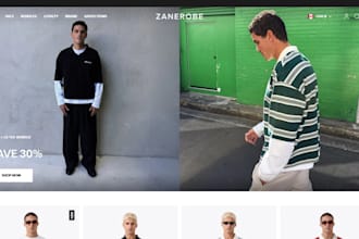 design shopify clothing website, clothing shopify store, clothing brand website