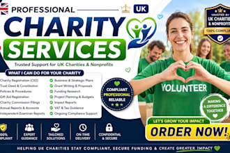 register uk charity, cio with charity commission, cic, uk ltd and cqc