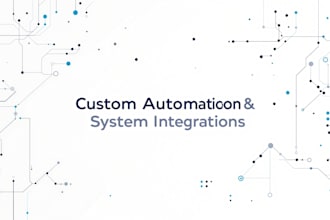 build custom automation workflows and system integrations