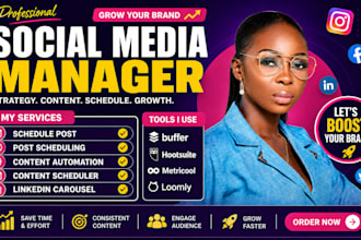be your social media content scheduler, post scheduling, virtual assistant