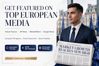 write and distribute your press release to UK, germany and europe media outlets