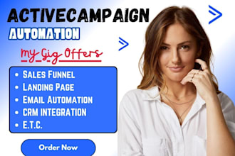 setup activecampaign email automation CRM and workflows