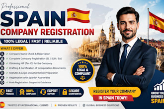 do spain company registration fast and legal business setup