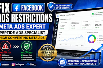 driven compliance peptide ads, fix peptide ads issues, run peptide marketing
