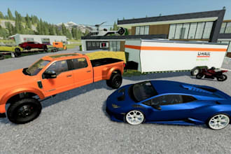create and optimize custom ets2, ats, fs22, and beamng mods for your server