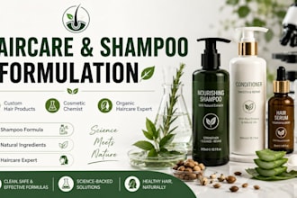 create custom haircare and shampoo formulation for brands