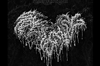 do custom chrome metal logo design with 3d effects