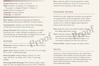 write custom fantasy lore, characters, items, factons, and more