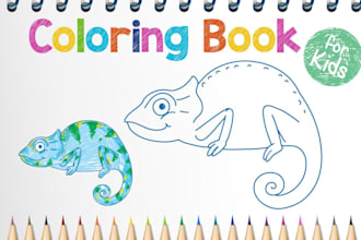 create custom kids activity book and coloring book for amazon KDP