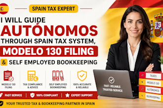 guide autónomos through spain tax system, modelo 130 filing and self employed