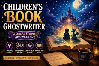 ghostwrite a magical childrens story or kids book