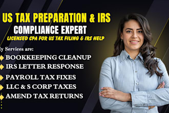 file US tax service, fix irs tax issues, payroll tax errors 1065, s corp