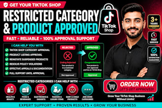approve tiktok shop category and unlock restricted categories tiktok shop