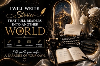 write emotional fiction, creative stories and poems