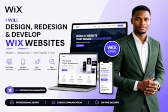 redesign wix website design wix website wix expert wix redesign