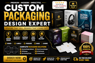 create dieline or die cut line for packaging design