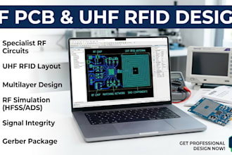 create custom rf pcb and uhf rfid reader antenna design