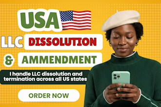 do llc amendment, llc dissolution, llc address change and close ein in any state