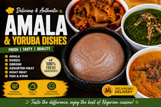 professional nigerian food vendor with a passion for preparing