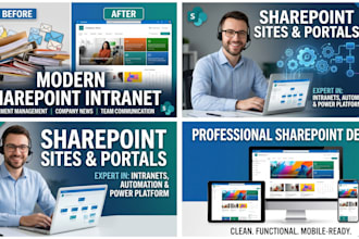 design and build modern sharepoint intranet sites and portals