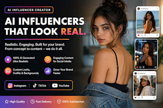 create an ultra realistic ai model influencer