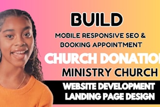 church website church charity website ministry wordpress or wix donation website