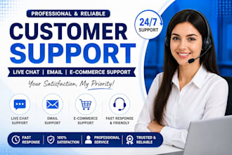 provide live chat support and customer service