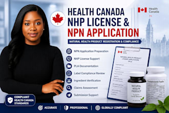 prepare your health canada nhp license and npn application