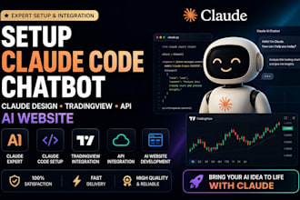 setup claude code chatbot claude design claude tradingview claude api ai website