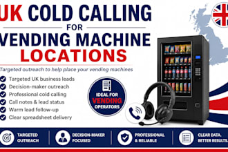 cold call UK vending machine location
