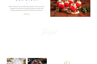 design luxury fast food restaurant website with rosa foodica wordpress theme