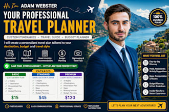 create a personalized travel itinerary and budget planner