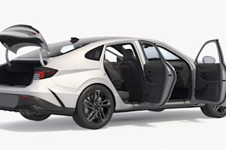 car cad modeling, rc car, blender, vehicle part design, car interior, exterior