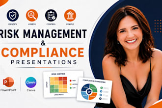 design your risk management PPT, compliance slides and compliance training deck