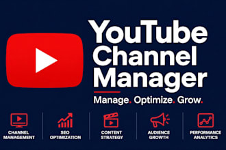 your youtube channel manager for growth, SEO, and video optimization