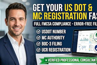 do US dot registration, mc number, and fmcsa trucking compliance