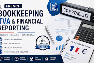 do french bookkeeping tva and financial reporting for businesses