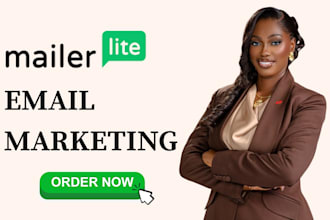 help you design mailerlite newsletter, automation setup email marketing expert