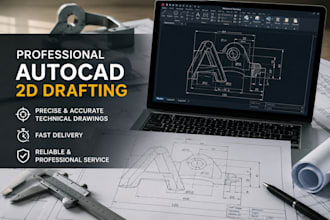 convert your sketches into 2d autocad drawings