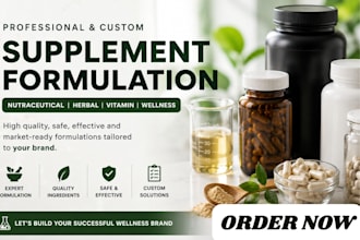 supplement nutraceutical and herbal product formulation