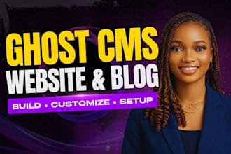 build ghost cms website, customize ghost cms newsletter, setup ghost cms blog