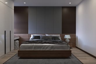 do bedroom interior design 3d design render by an architect