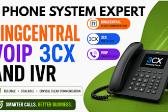 setup and troubleshoot your 3cx, ringcentral, and voip with IVR