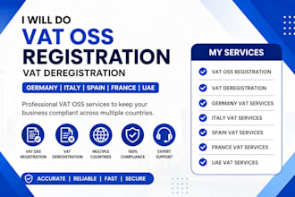 do vat oss registration vat deregistration germany italy spain france uae