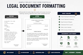 help in legal research and document formatting