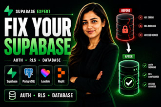 fix your vibe coded supabase auth database rls and api errors