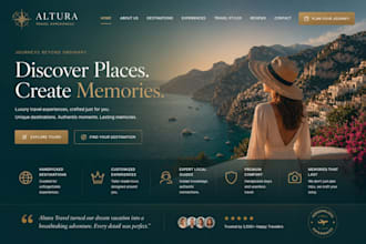 design squarespace travel agency website tour operator website privateguide site
