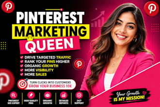 be your pinterest marketing manager pins and SEO expert for growth